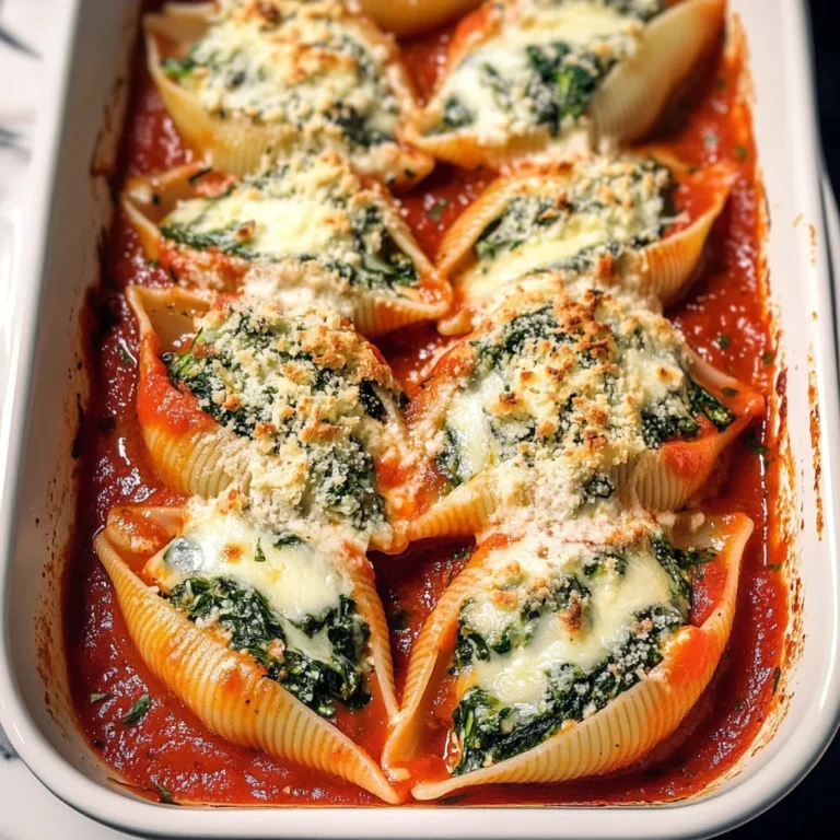Spinach and Ricotta Stuffed Shells Recipe