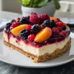 Summer Berry and Peach Cheesecake: A Refreshing Delight for Every Occasion
