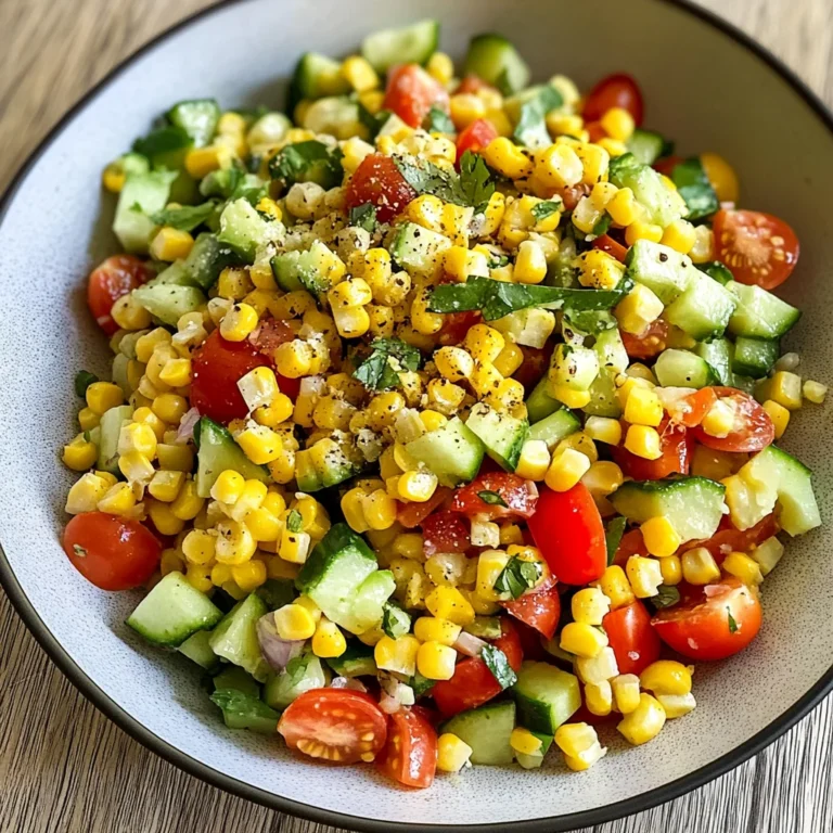 Summer Fresh Corn Salad