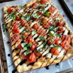 The Best Bruschetta Flatbread Pizza