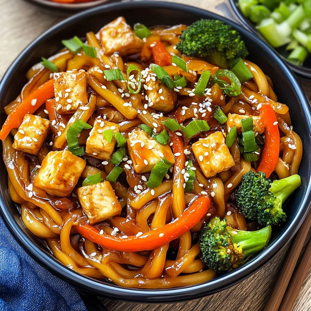 Vegan Teriyaki Noodle Bowl