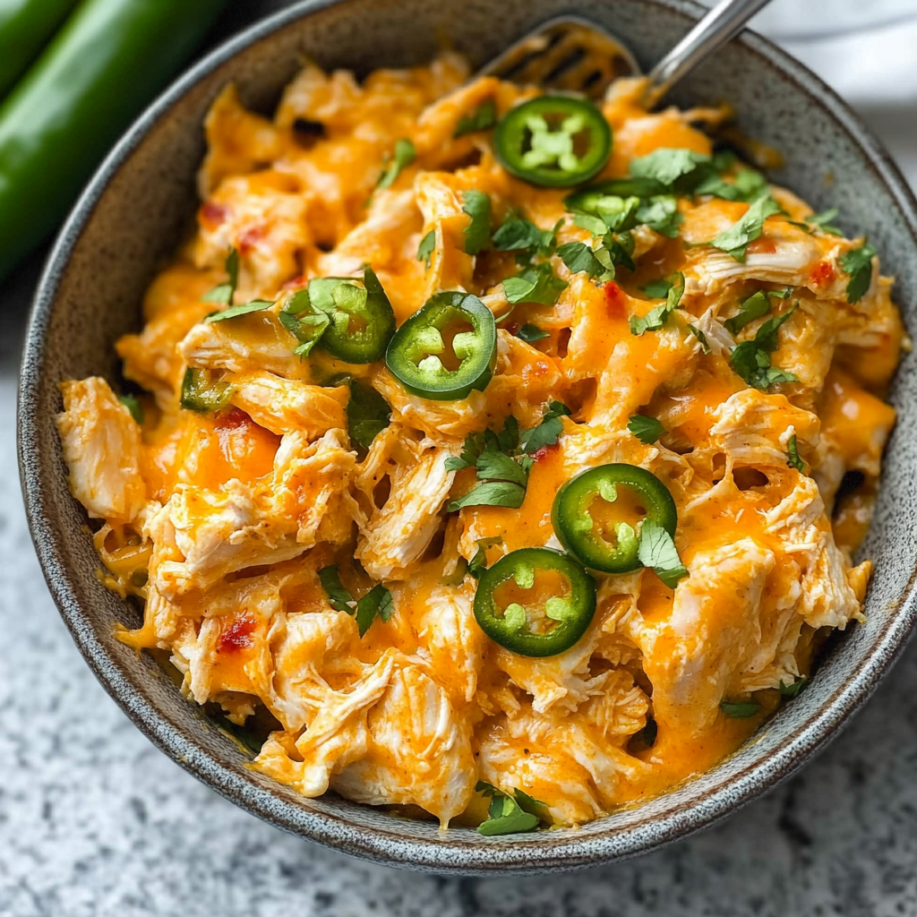 Jalapeño Buffalo Chicken Casserole: Whole30, Keto, Paleo, GF