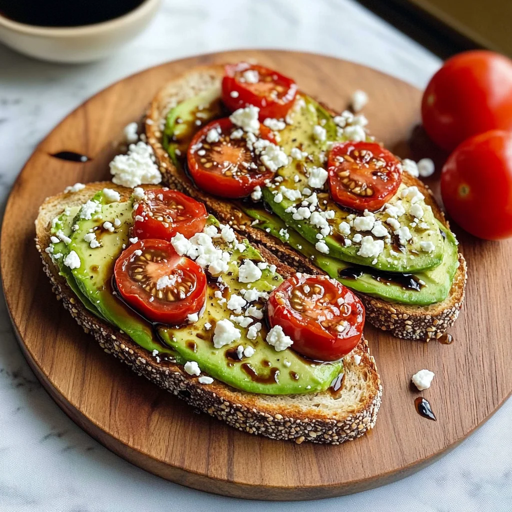 Avocado Toast with Feta and Cherry Tomatoes: A Perfectly Balanced Delight