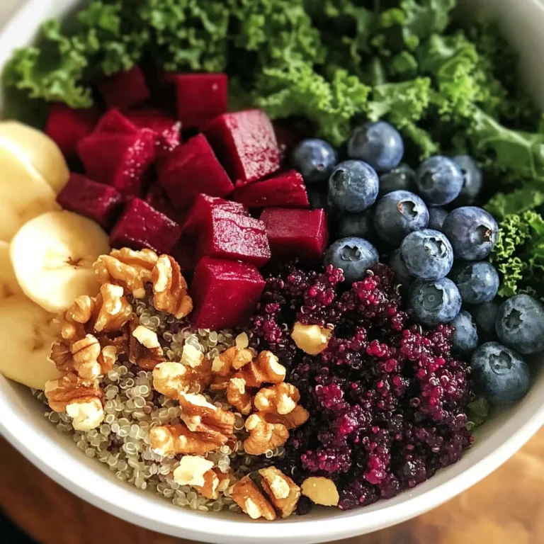 Beet Kale Quinoa Salad