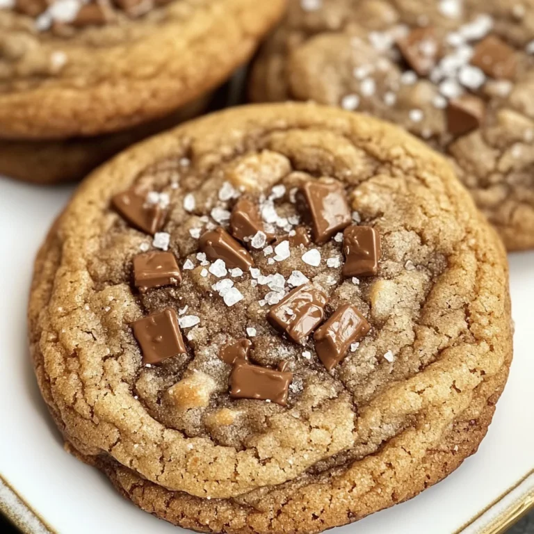 Brown Butter Coffee Toffee Cookies