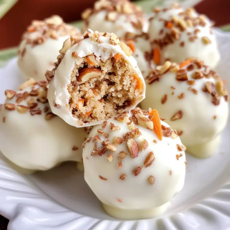 Carrot Cake Truffle Recipe