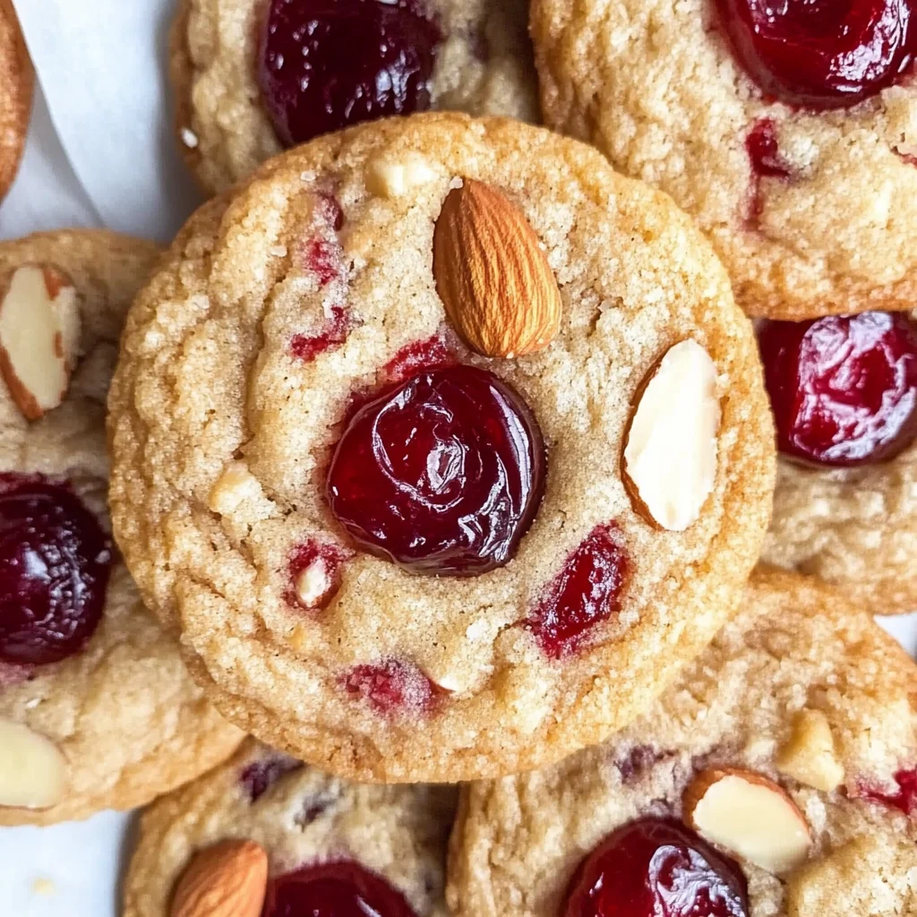 Cherry Almond Cookies