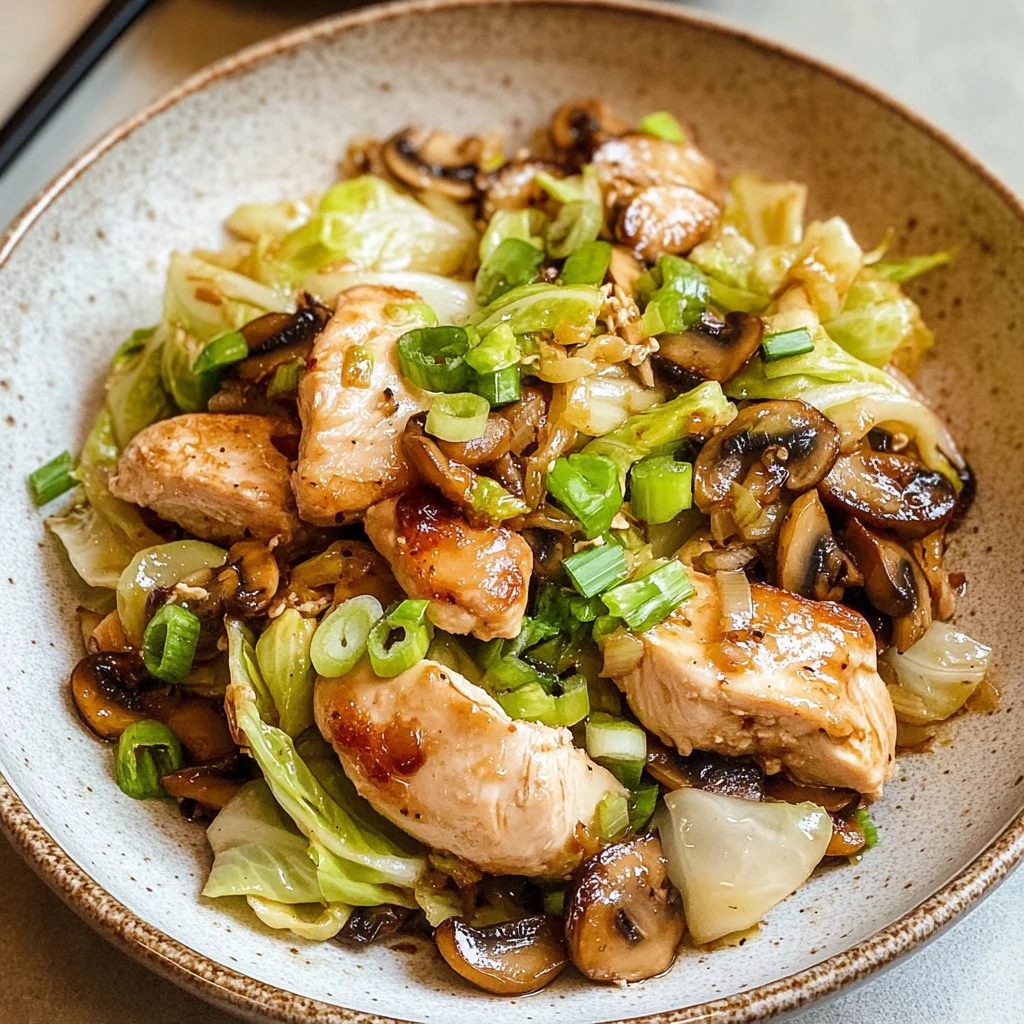 Chicken cabbage stir fry recipe