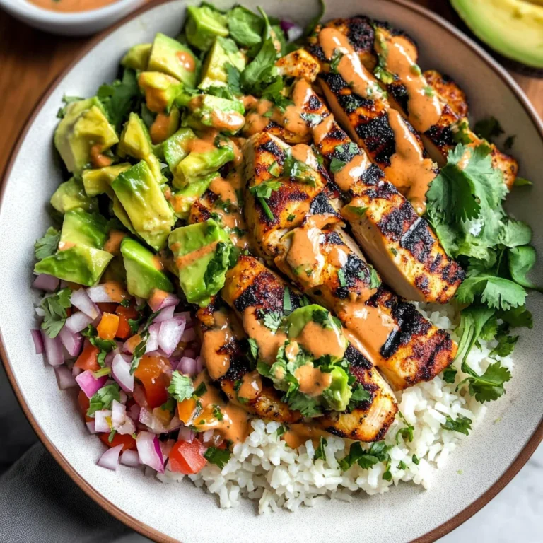 Cilantro Lime Chicken Bowls