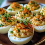 Crawfish Deviled Eggs