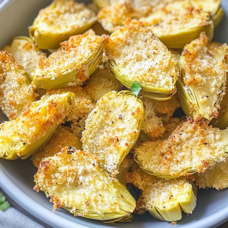 Crispy Parmesan Artichoke Hearts