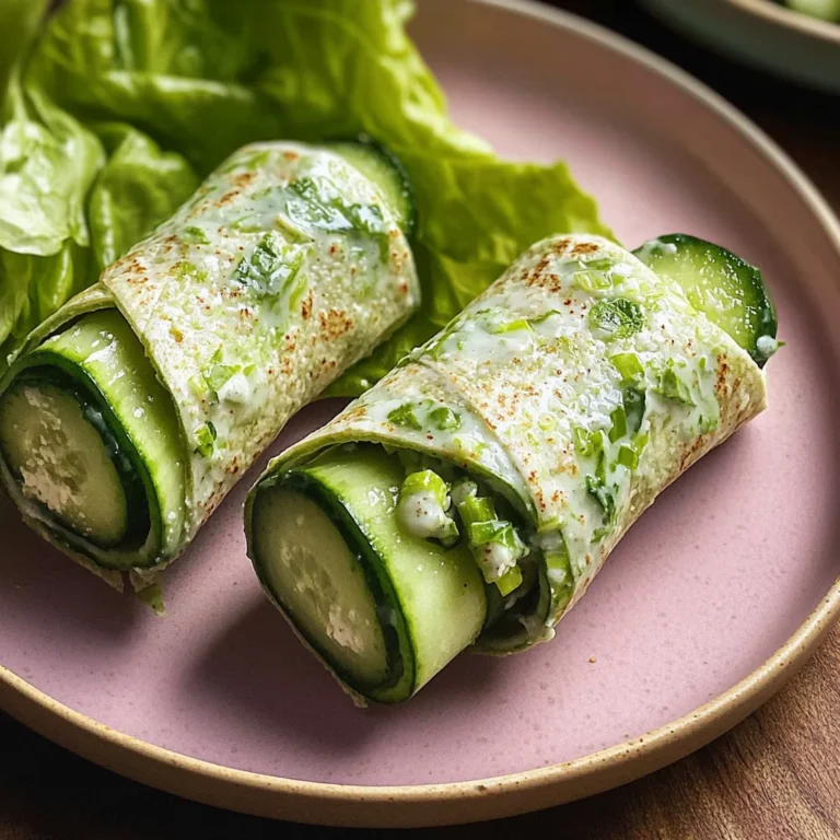 Cucumber Green Goddess Wraps