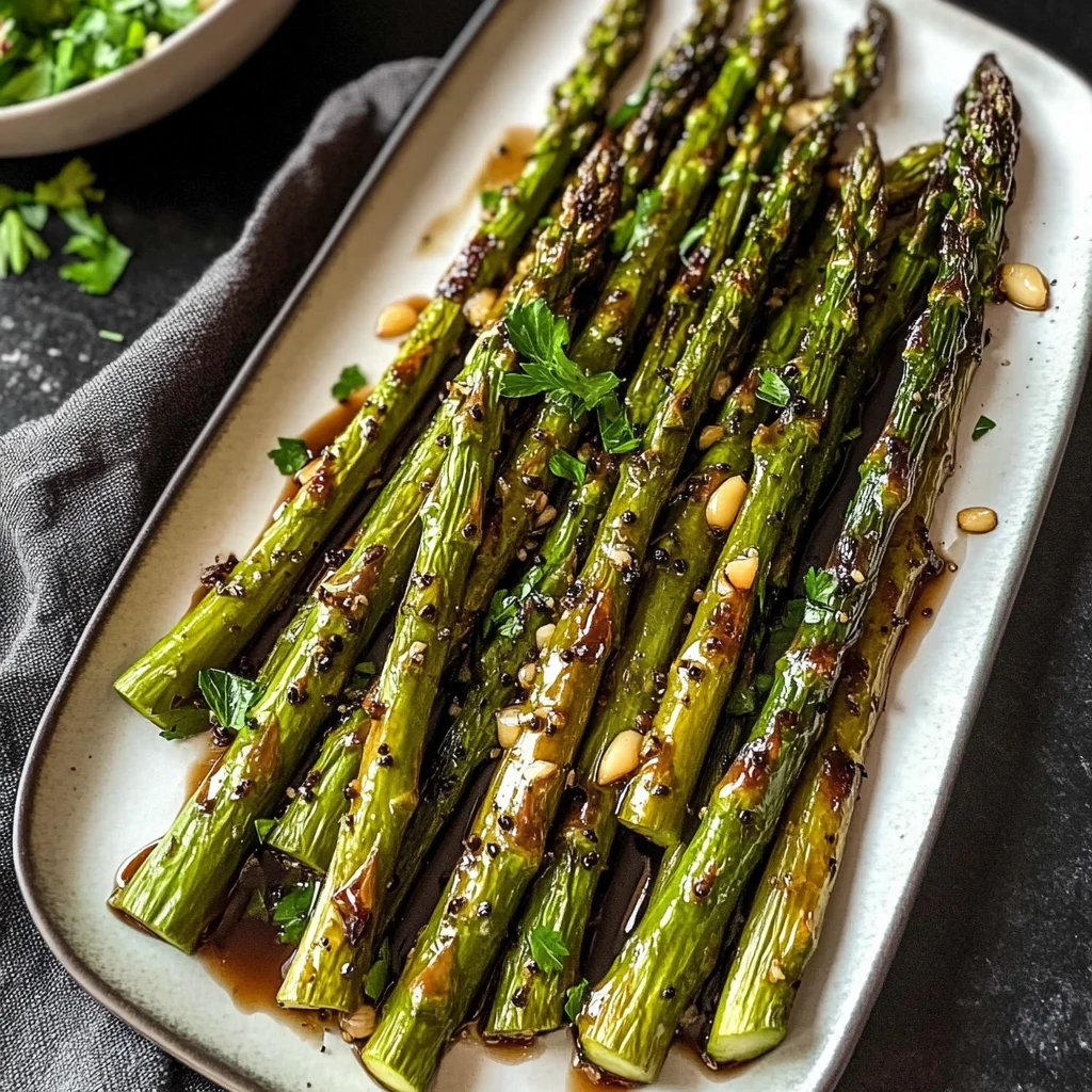 Easy Balsamic Glazed Asparagus