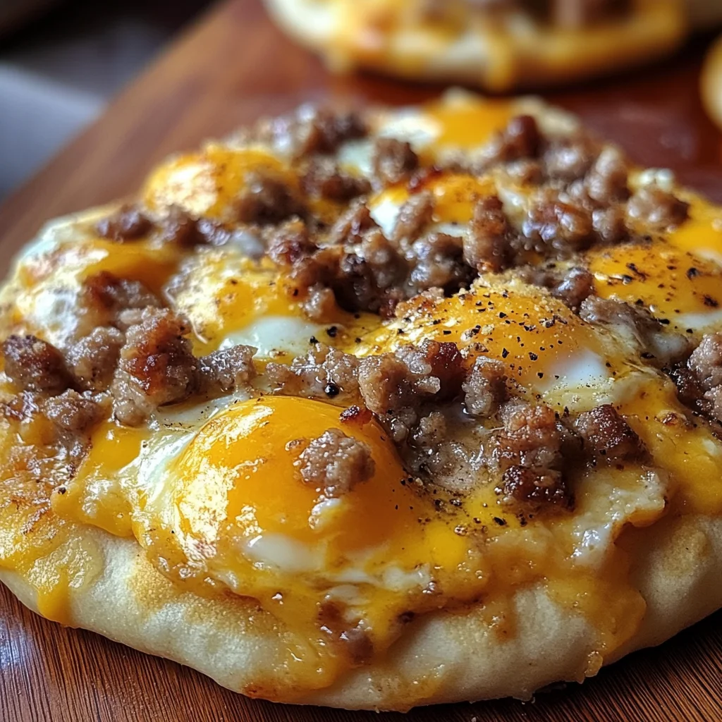 English Muffin Breakfast Pizza