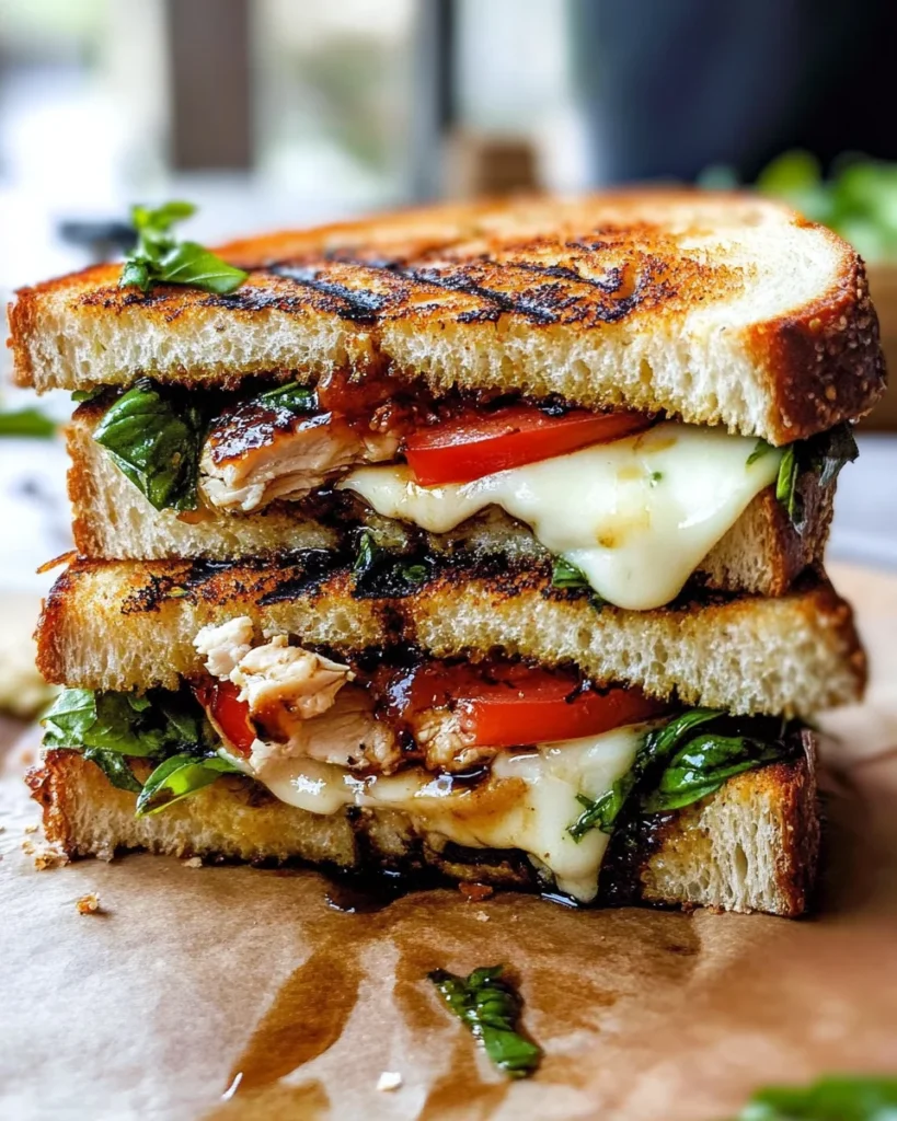 Grilled Balsamic Vinaigrette Sandwich Melt: A Flavorful Delight