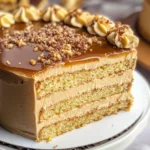 Irresistible Caramel Coffee Buttercream Cake