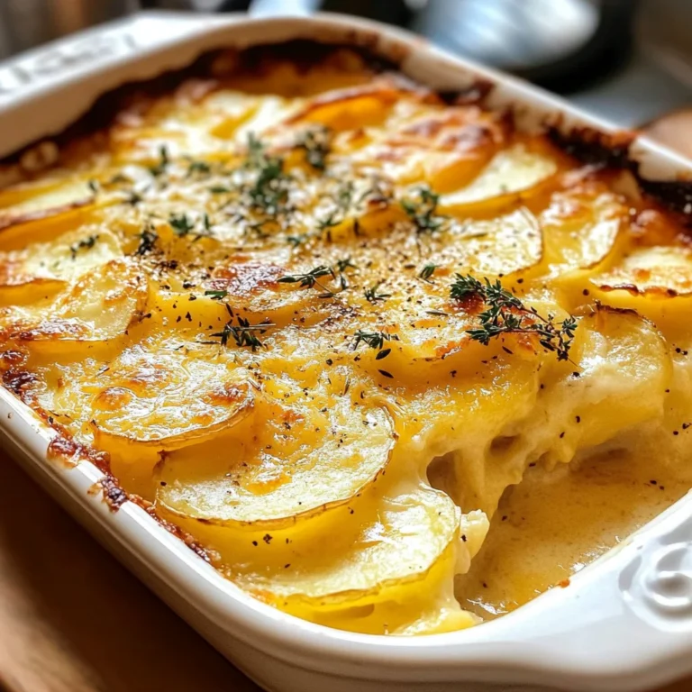 Irresistible Simple Cheesy Scalloped Potatoes in 4 Steps