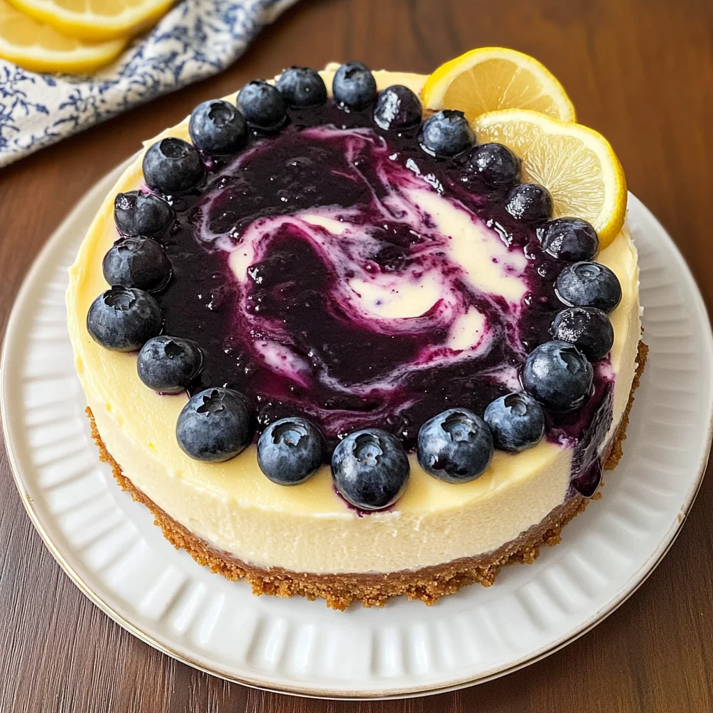 Lemon Blueberry Cheesecake