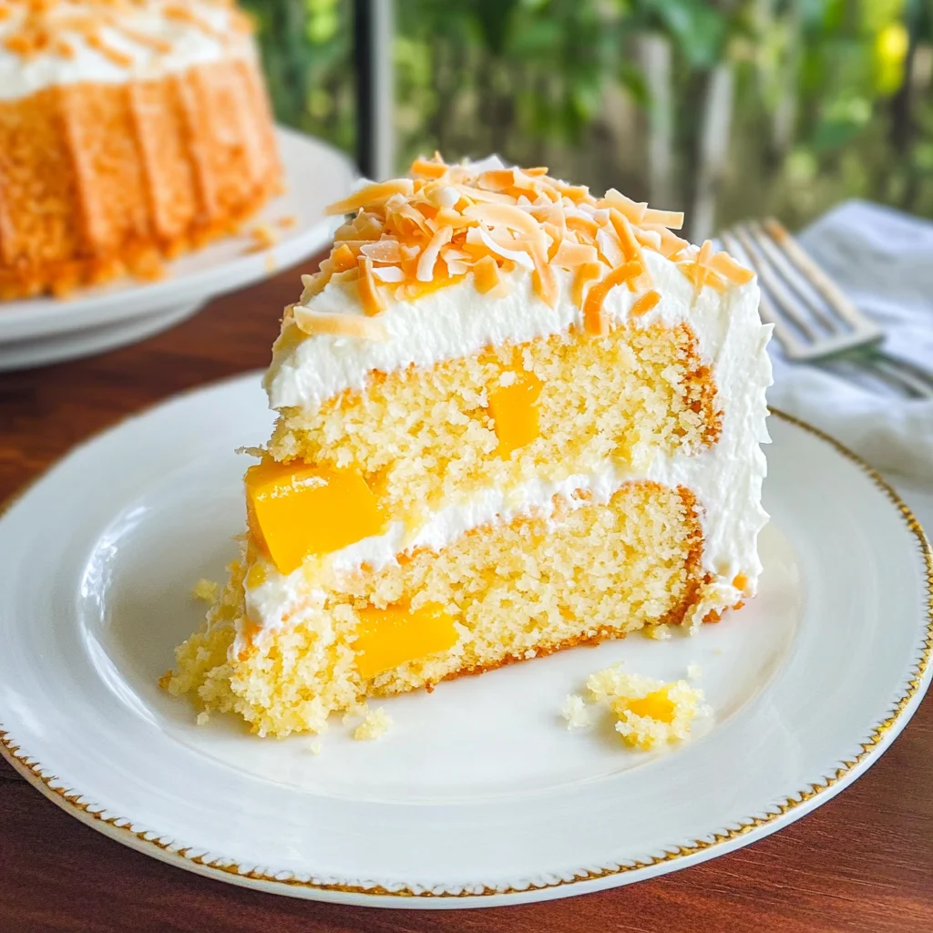 Mango Coconut Cake