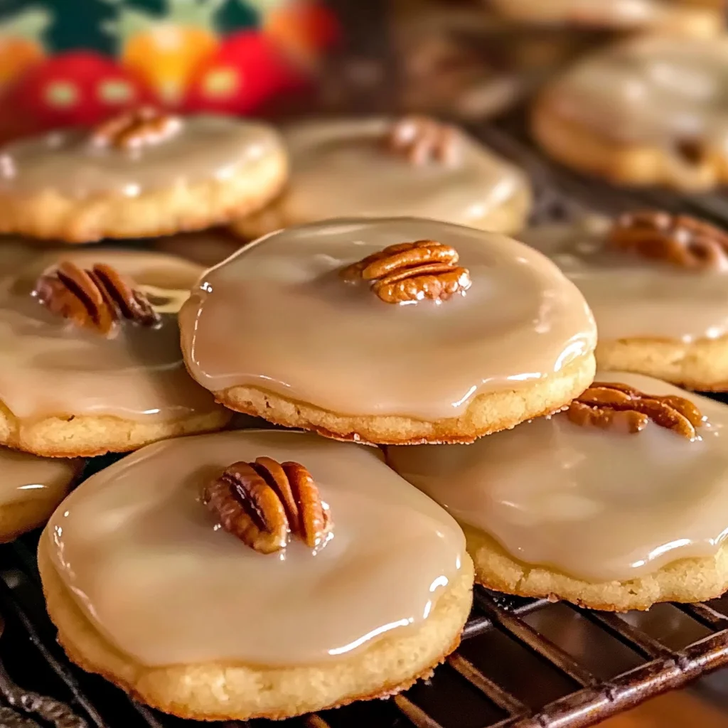 Maple Cookies With Maple Icing