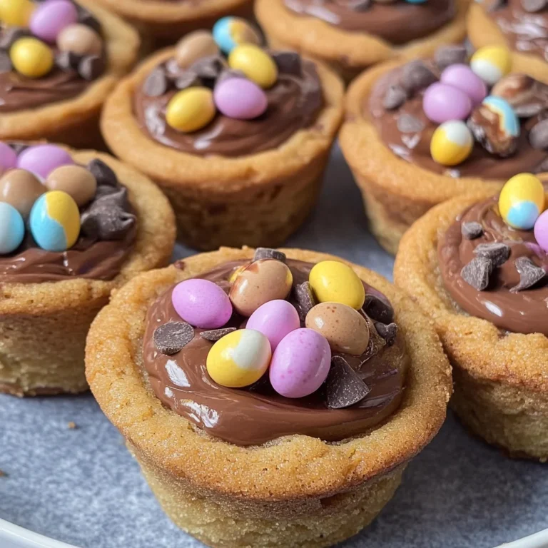 Mini Egg Cookie Cups