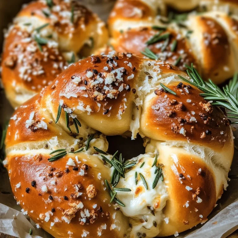 Mozzarella Stuffed Soft Pretzels