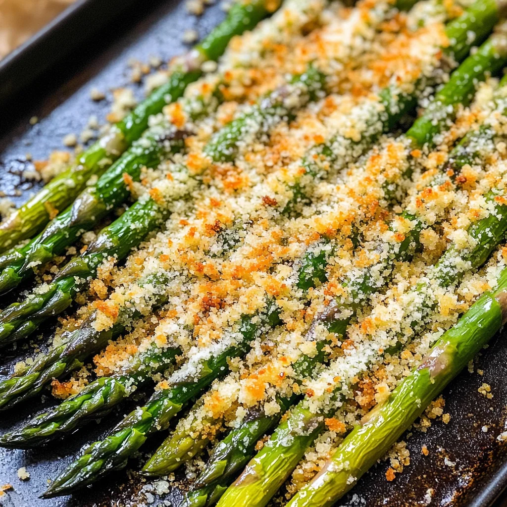 Oven Roasted Garlic Parmesan Asparagus