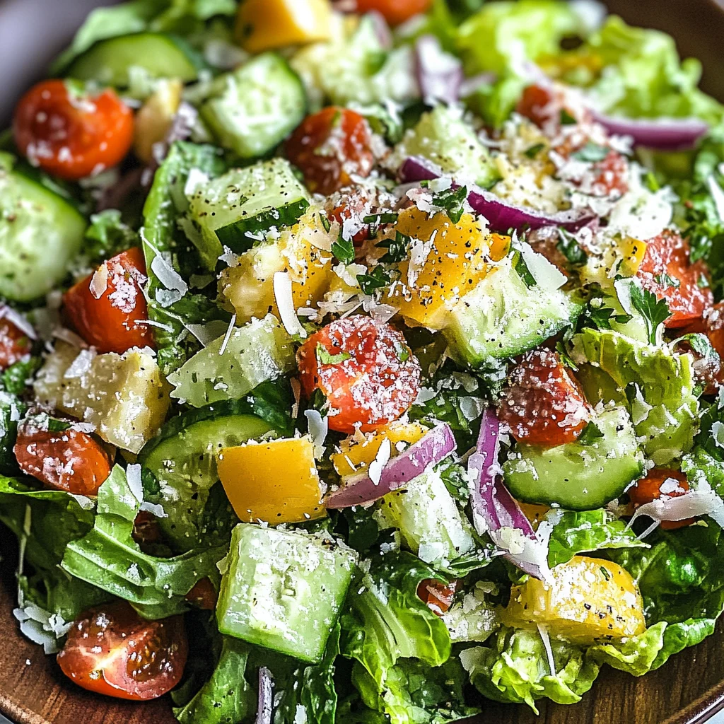 Parmesan Chopped Salad