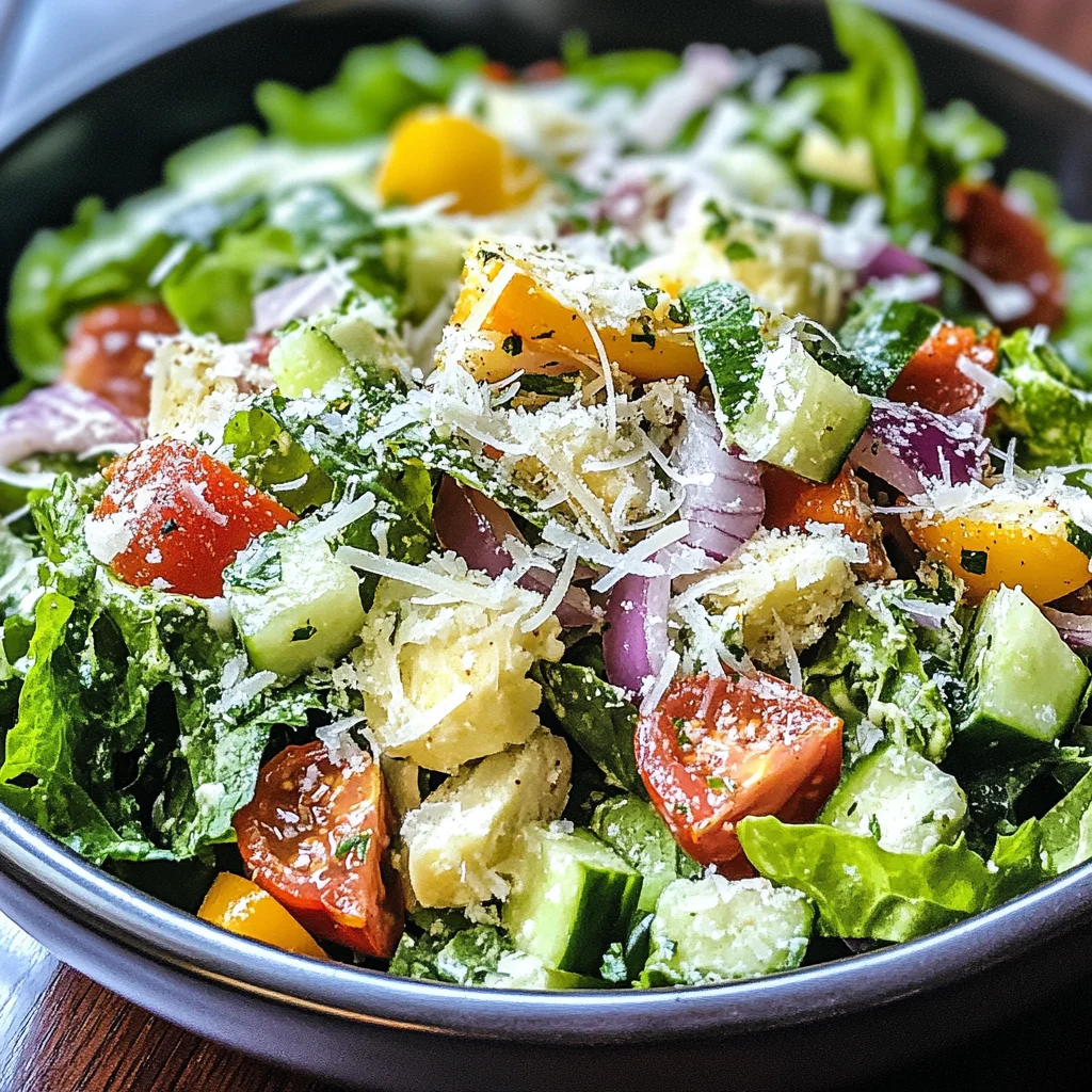 Parmesan Chopped Salad