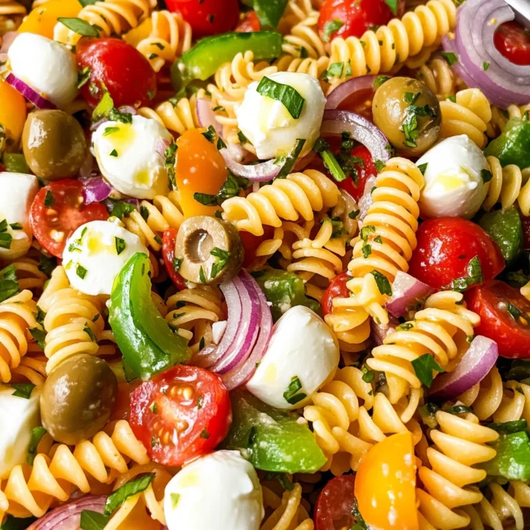 Pasta Salad with Italian Dressing