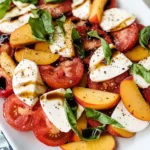 Peach Caprese
