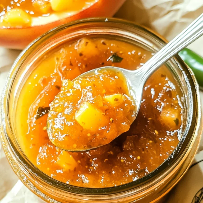 Peach Jalapeno Jam Recipe