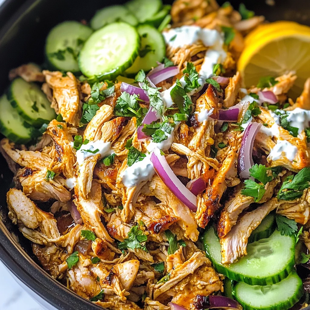 Slow Cooker Chicken Shawarma Recipe