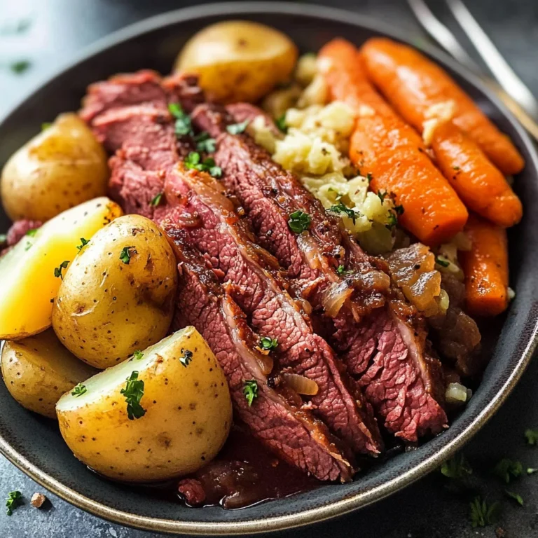 Slow Cooker Guinness Corned Beef