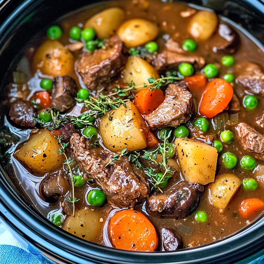 Slow Cooker Lamb Stew