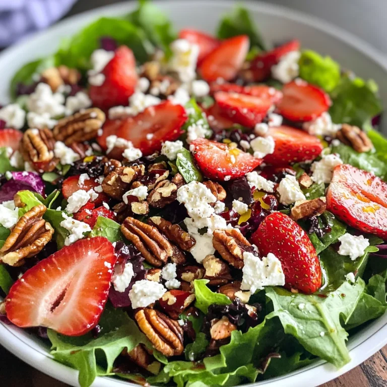 Strawberry Pecan Salad