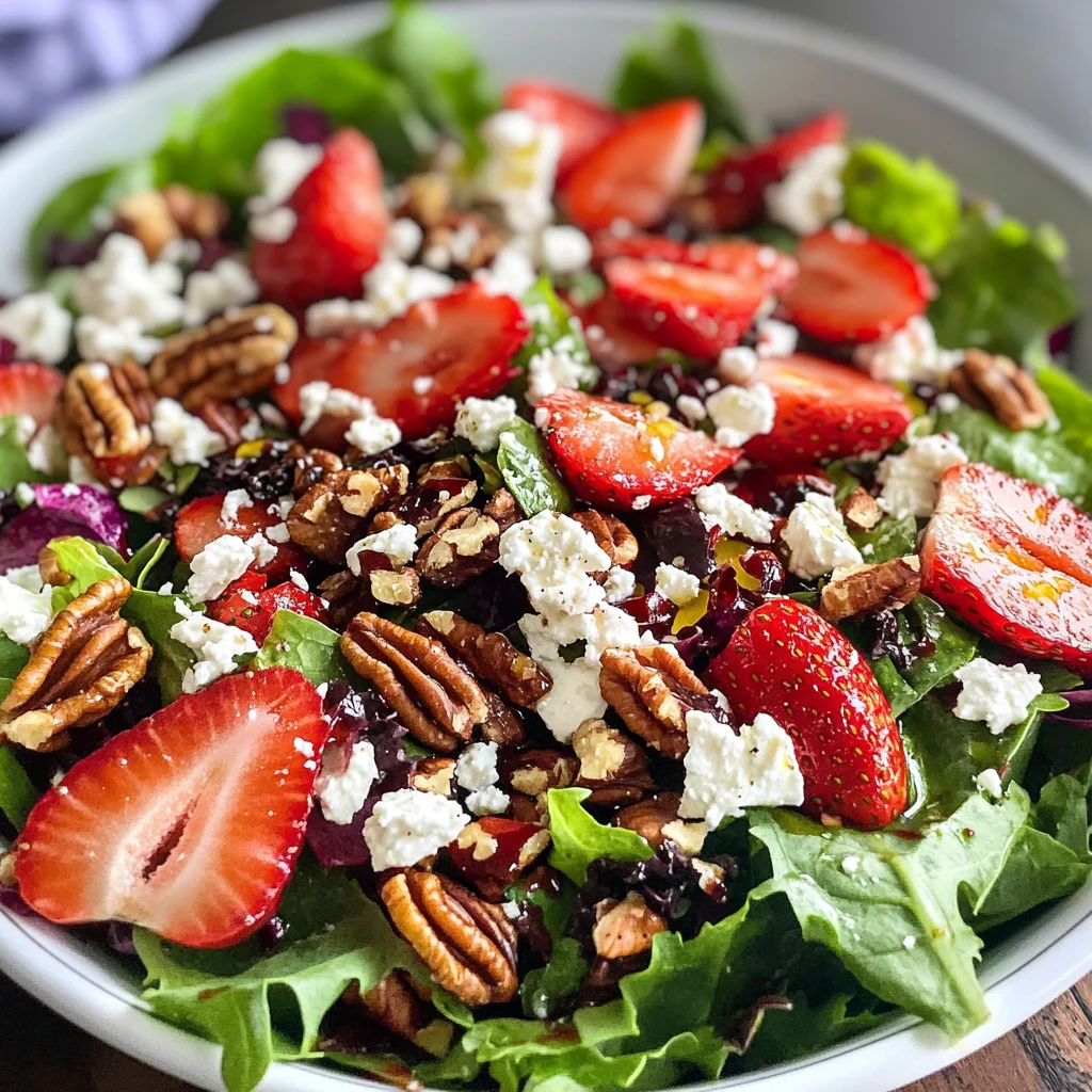Strawberry Pecan Salad