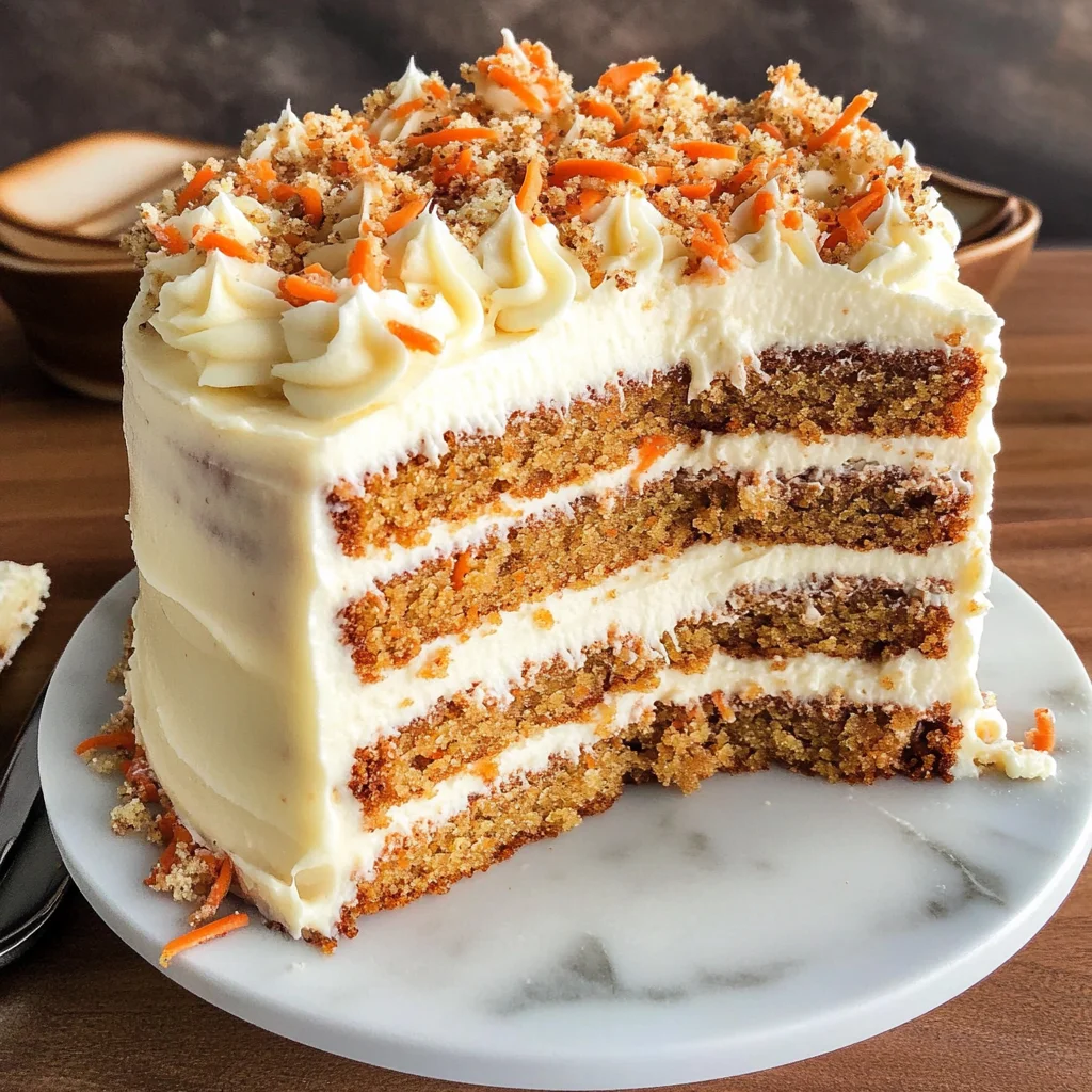 The BEST Carrot Cake with Cream Cheese Frosting