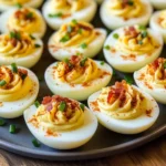 The Best Deviled Eggs with Bacon
