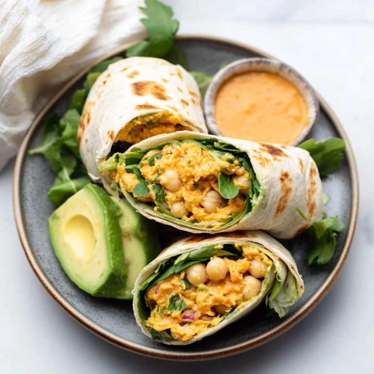 Chickpea Salad Wraps