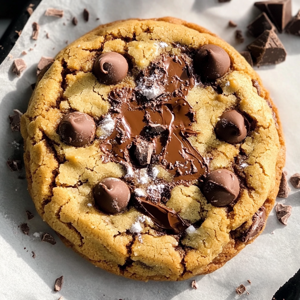 Ultra Thick Bakery Style Chocolate Chip Cookies – Crispy Edges, Gooey Centers, and Loaded with Chocolate!