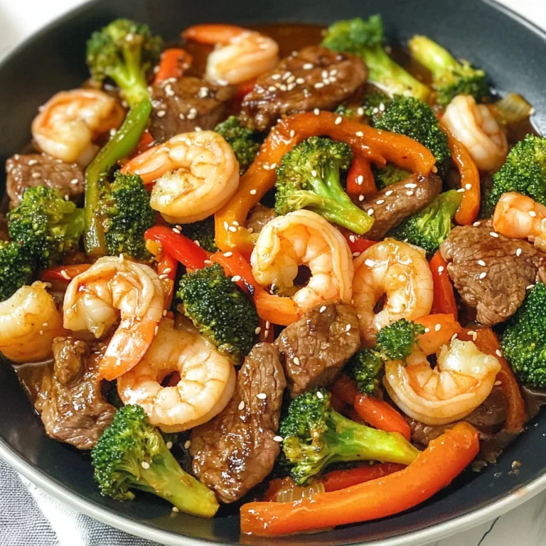 steak and shrimp stir fry