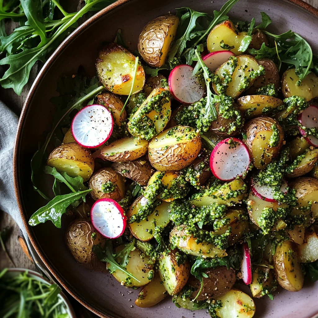 Arugula Pesto Potato Salad