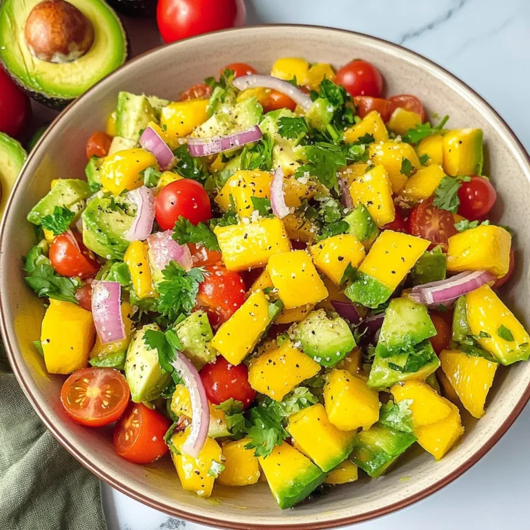 Avocado Mango Salad