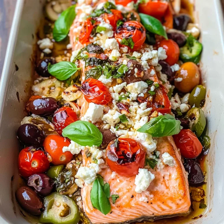 Baked Feta Salmon Recipe
