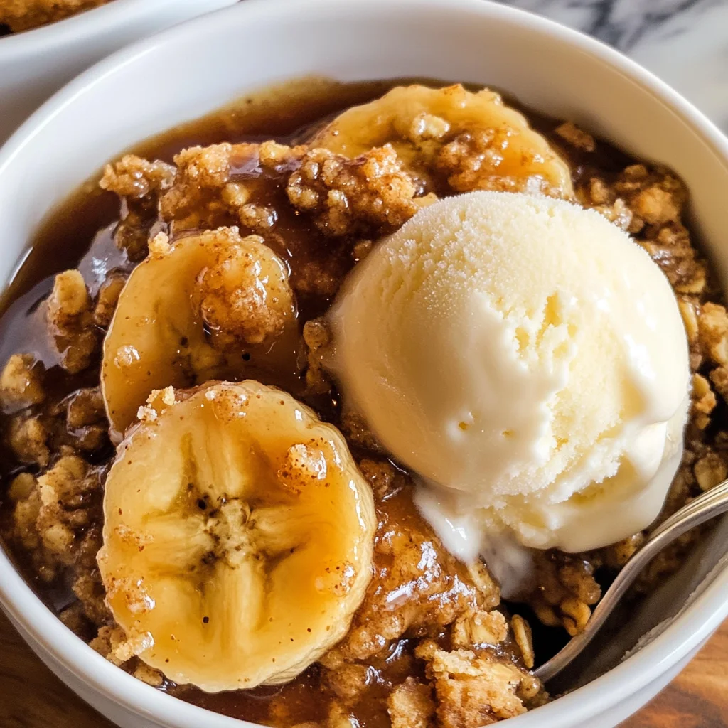 Bananas Foster Crisp
