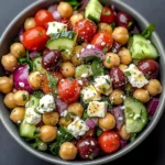 Best Mediterranean Chickpea Feta Salad Recipe