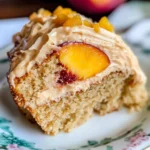Best Peach Cake with Brown Sugar Frosting