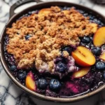 Blueberry Peach Crumble