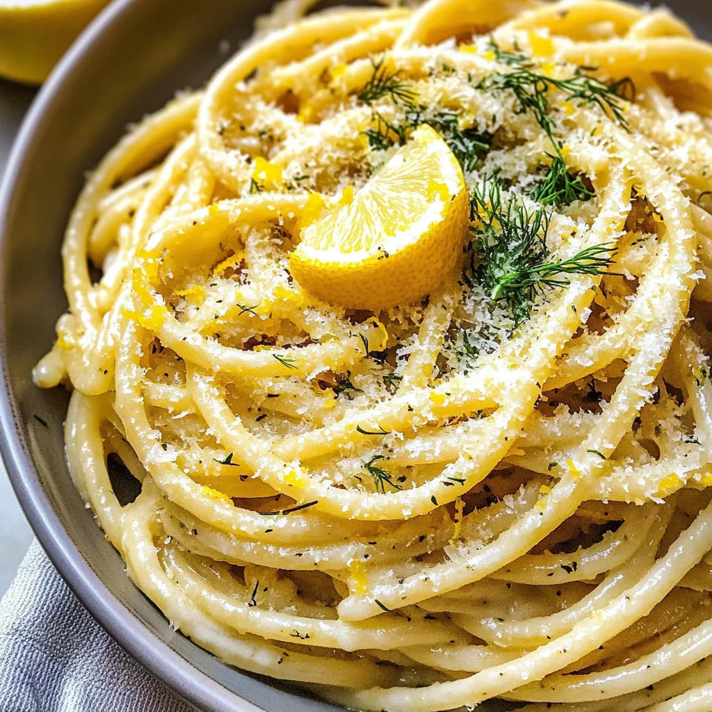Browned Butter Lemon Dill Pasta